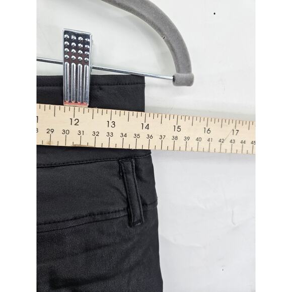 Ramisu Collection Faux Leather High Waist Moto Goth Short Size M Women's Black - Picture 3 of 6